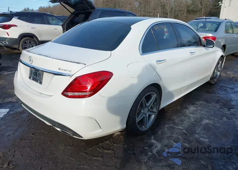 2016 Mercedes-Benz C 300 Sport 4Matic из США, поврежденный, VIN 55SWF4KB4GU137077